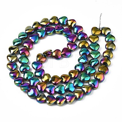 Electroplate Glass Beads Strands EGLA-S188-14-C02-1