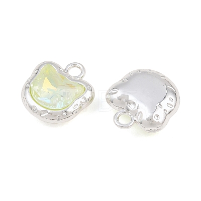 Alloy & Glass Pendants GL-CBA415D-13S-1