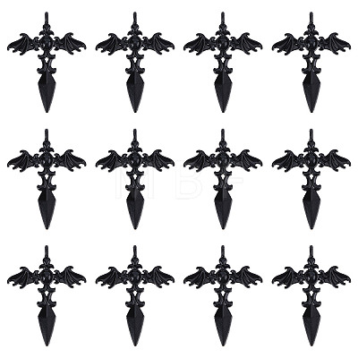 30Pcs Gothic Style Alloy Pendents FIND-SC0004-02-1