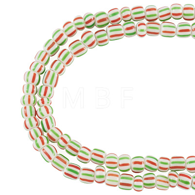 2Strands Handmade Lampwork Beads Strands BLOW-TADJ0001-01E-1