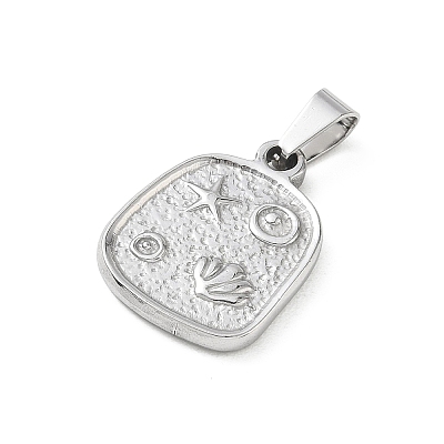 304 Stainless Steel Pendants SA-CBA34D4-03B-P-1