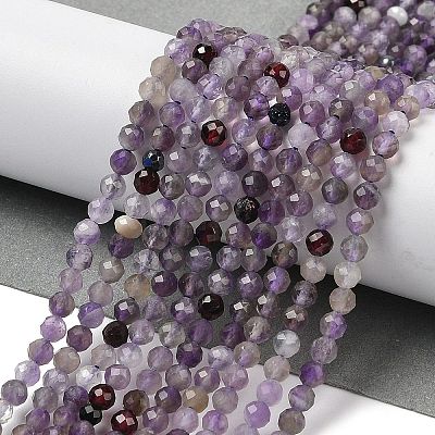 Natural Amethyst Beads Strands G-G189-D23-06-1