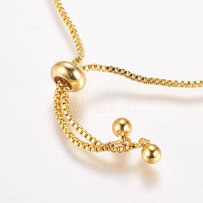 Brass Chain Bracelet Making MAK-P007-03-03G-1