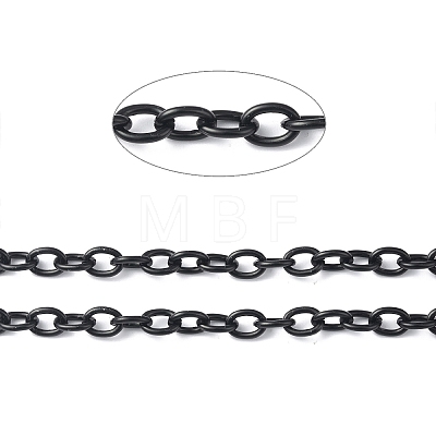 Oval Oxidation Aluminum Cable Chains CHA-K003-09EB-1