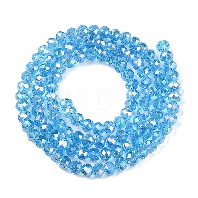 Electroplate Glass Beads Strands LS-EGLA-A044-T3mm-B08-1
