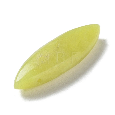 Natural Yellow Jade House Eye Beads G-K346-01C-1