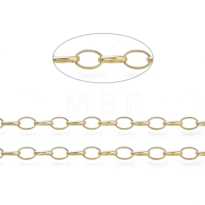Brass Cable Chains X-CHC-H100-11G-1
