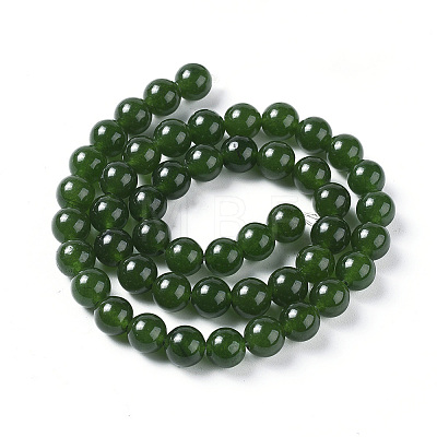 Natural White Jade Beads Strands X-G-G796-04C-01-1