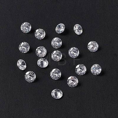Clear Grade A Diamond Shaped Cubic Zirconia Cabochons X-ZIRC-M002-5mm-007-1
