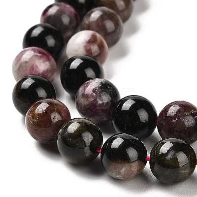 Natural Tourmaline Beads Strands G-B048-B02-02-1