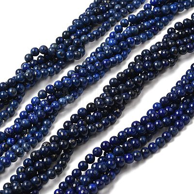 Natural Lapis Lazuli Beads Strands G-K311-14A-7MM-1