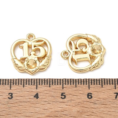 304 Stainless Steel Pendant Rhinestone Settings SA-CBA3037-23G-1