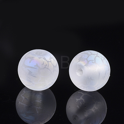Electroplate Glass Beads X-EGLA-S178-03I-1