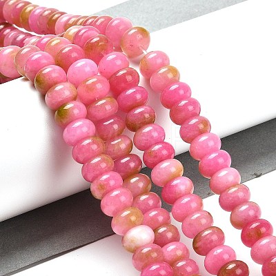 Dyed Natural White Jade Beads Strands G-G107-A02-01-1