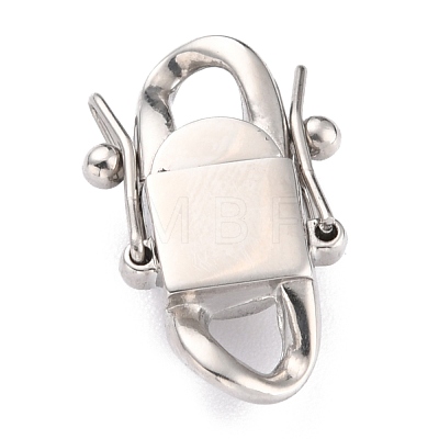 304 Stainless Steel Clasps STAS-P273-01A-P-1
