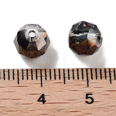 Electroplate Round Glass Beads  EGLA-A043-01-HP02-1