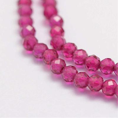 Synthetic Gemstone Beads Strands G-K182-2mm-19-1