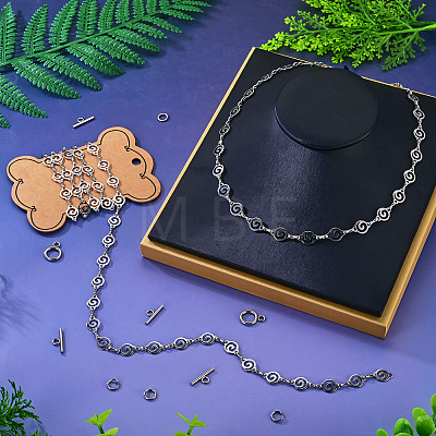DIY Chain Necklace/Bracelets Kits DIY-TA0015-95P-1