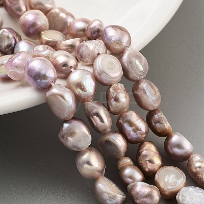 Natural Cultured Freshwater Pearl Beads Strands PEAR-P062-26C-1