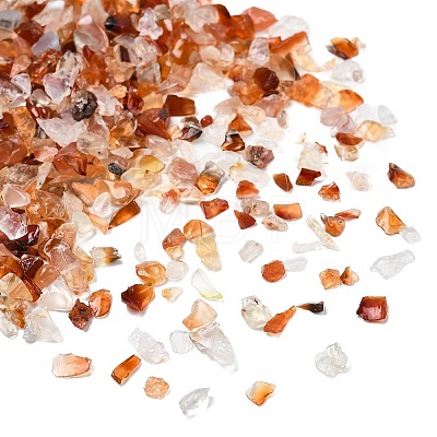 Natural Carnelian Chip Beads G-O103-18-1