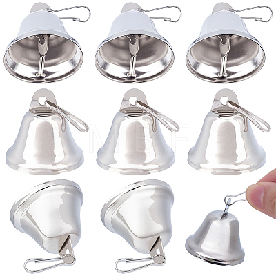 20Pcs Iron Bell Pendant Decoration AJEW-SC0031-29B-1