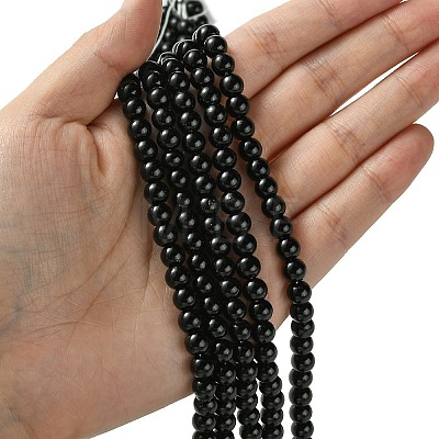 Eco-Friendly Grade A Glass Pearl Beads HY-J002-6mm-HX068-1