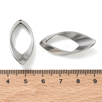 304 Stainless Steel Pendants STAS-K291-20B-P-1
