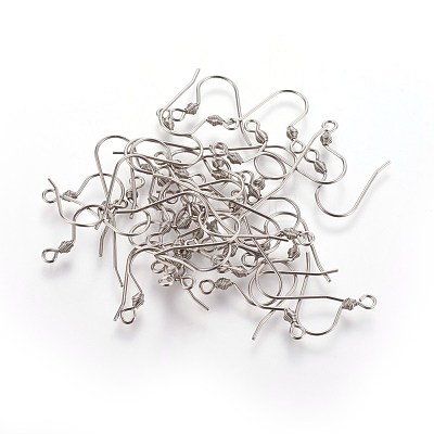 304 Stainless Steel Earring Hooks STAS-R063-67-1