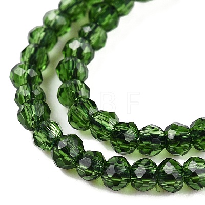 Glass Beads Strands EGLA-T021-01F-1