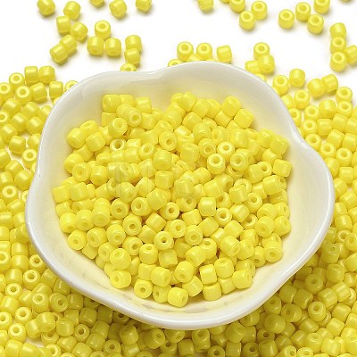 Baking Paint Pearlized Glass Seed Beads SEED-C001-04A-10-1