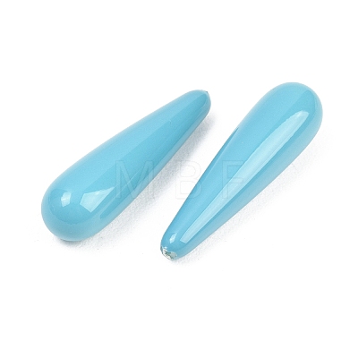 Electroplate Opaque Glass Beads GLAA-A044-02D-1