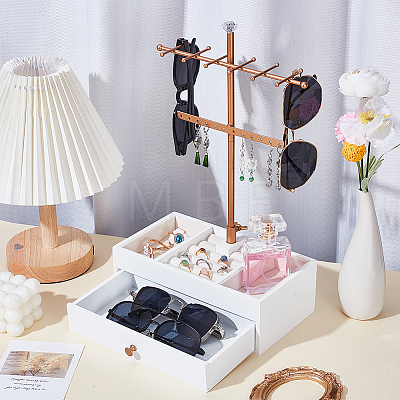 Velvet Jewelry Organizer Stands ODIS-WH0086-206-1