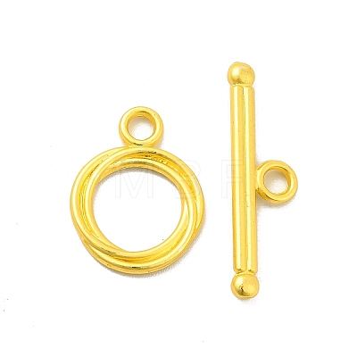 Rack Plating Alloy Toggle Clasps FIND-I034-13MG-1