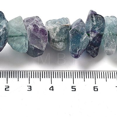 Raw Rough Natural Fluorite Beads Strands G-P528-A08-01-1