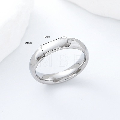Minimalist 304 Stainless Steel Finger Rings SH3067-3-1