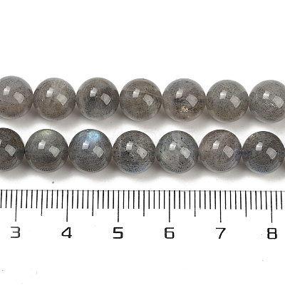 Natural Labradorite Beads Strands G-G448-8mm-04A-1