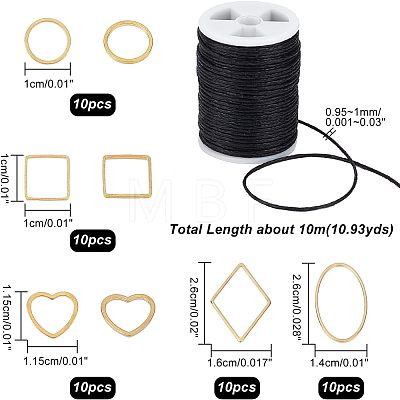   DIY Cord Bracelets Making Kit DIY-PH0006-91-1