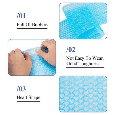 PE Heart Bubble Out Bags FIND-TAC0036-059G-1