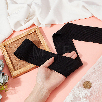 Mercerized Cotton Elastic Ribbon OCOR-WH0008-126B-1