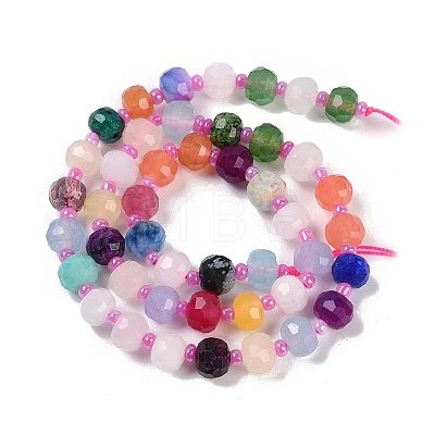 Natural Mixed Gemstone Beads Strands G-H057-A15-01-1