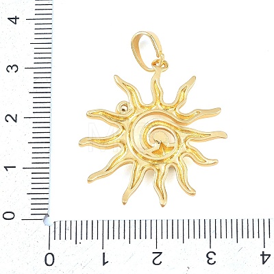 Brass & Enamel & Rhinestone Pendants LS-KK-H541-01G-02-1