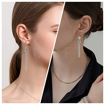 16Pcs 8 Styles Tibetan Style Zinc Alloy Tassels Big Pendants TIBEP-PH0001-91-1