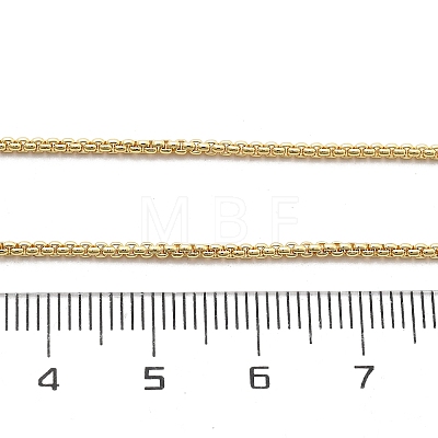 1.5mm Brass Box Chain Necklaces KK-K398-29G-1