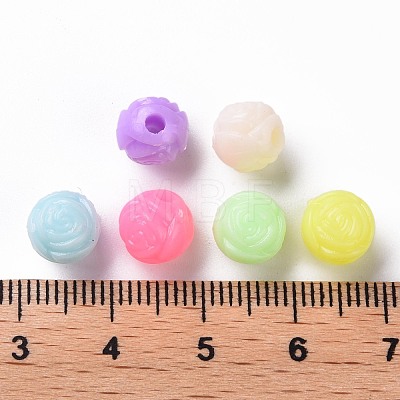 Opaque Polystyrene(PS) Plastic European Beads KY-I004-24A-1