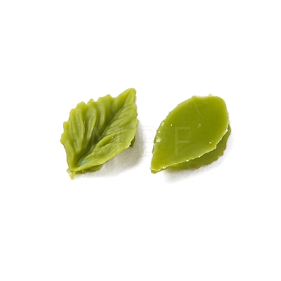 Leaf Opaque Resin Cabochons FIND-L019-04A-1