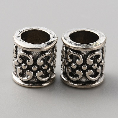 Tibetan Style Alloy Dreadlocks Braiding Beads OHAR-CJC0003-01A-AS-1