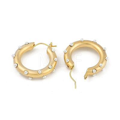 Brass Ring Hoop Earrings EJEW-Q391-22G-1