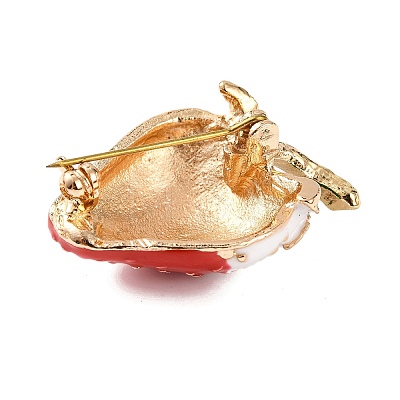 KC Gold Plated Alloy Fruit Brooches JEWB-L017-02KCG-02-1