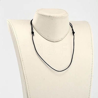 Adjustable Cowhide Leather Cord Necklace Making X-NJEW-JN01489-1