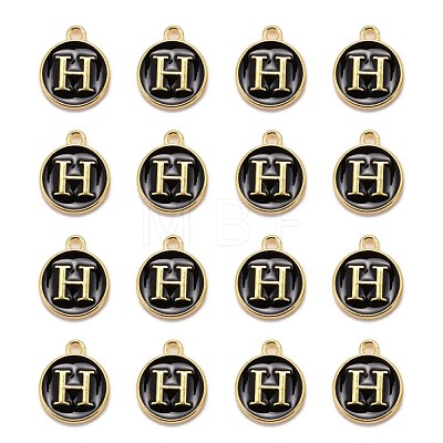 Golden Plated Alloy Charms ENAM-S118-02H-1